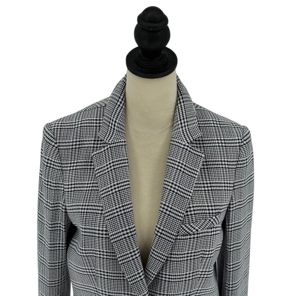 Veronica Beard Schoolboy Leo Dickey Blazer Navy Plaid Jacket Size 6 - Picture 7 of 14